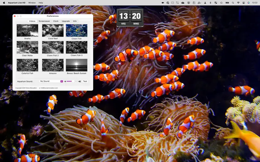 Captura de pantalla de Acuario HD: Salvapantallas en iPhone 6