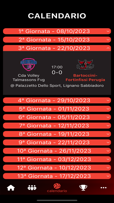 Bartoccini-Fortinfissi Perugia Screenshot