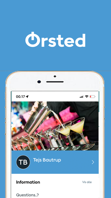 Ørsted Events Screenshot