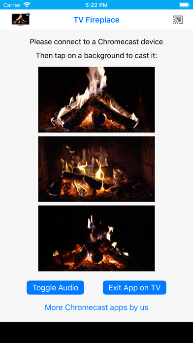 Cozy TV Fireplace Screenshot