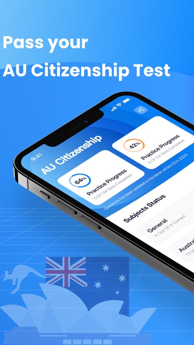 Screenshot #1 pour Citizenship Test AU 2025 +