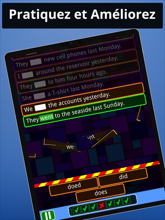 Screenshot #5 pour Jeux de Grammaire Anglaise