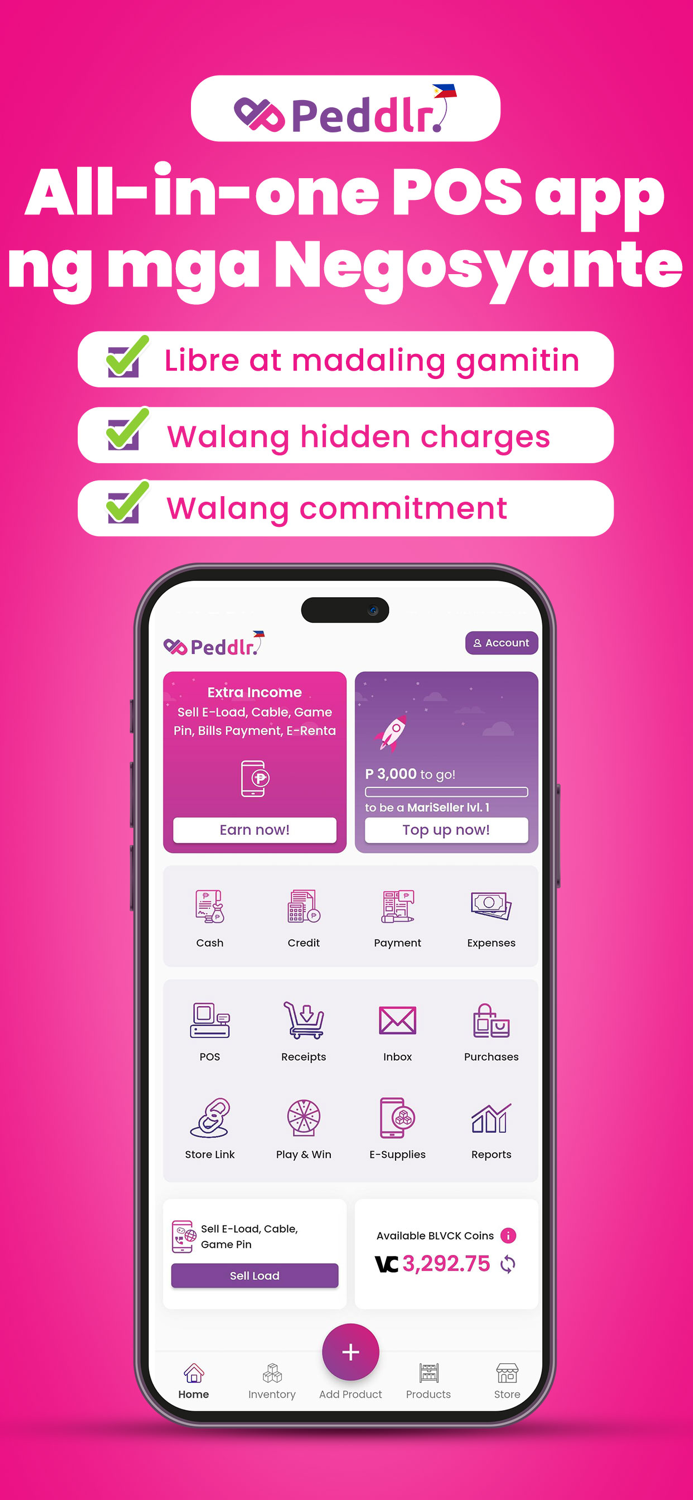 Peddlr POS Inventory and Load