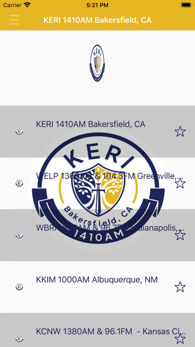 KERI AM 1410 Radio Screenshot