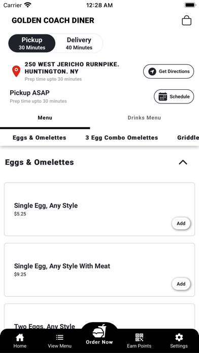 GOLDEN COACH DINER Screenshot