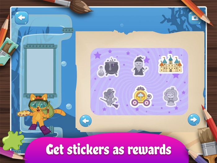 Draw and Color Toddler Games