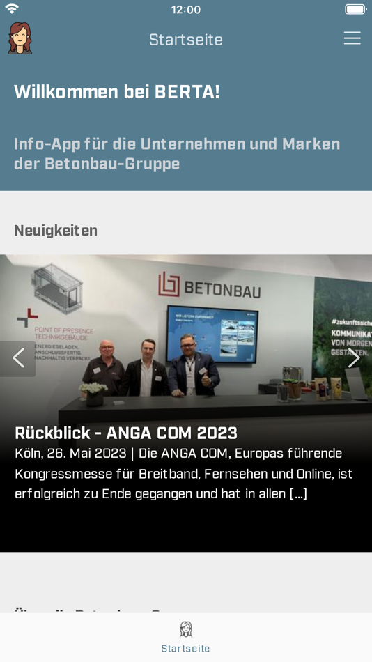 #1. BERTA mobile (iOS) 由: Betonbau GmbH und Co. KG