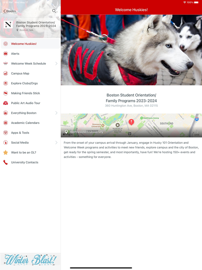 Northeastern Orientation