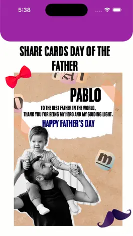 Game screenshot Father day card apk
