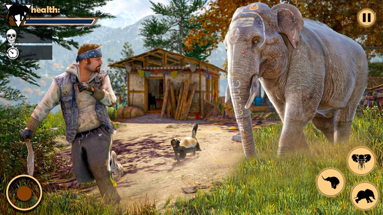 Wild Animal Elephant Simulator screenshot-3