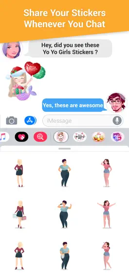 Game screenshot Yo Yo Girls - Sticker Pack hack