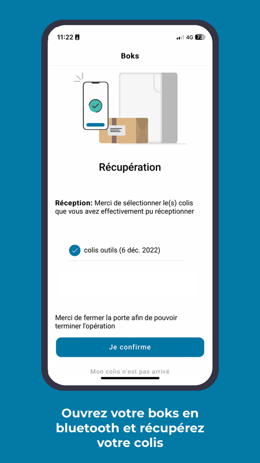 #3. Boks : boite à colis connectée (iOS) By: Boks