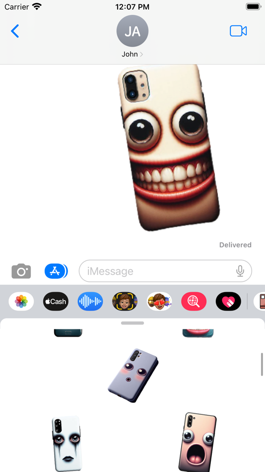 #4. Phone Case Stickers (iOS) Podle: Paul Scott