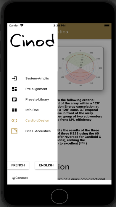 Cinod for L.Acoustics Screenshot