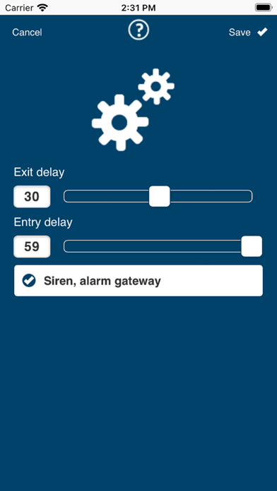 IP Alarm Screenshot