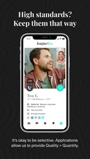 the league: intelligent dating iphone screenshot 3