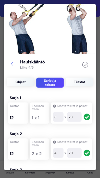 Impulssi Valmennus Screenshot