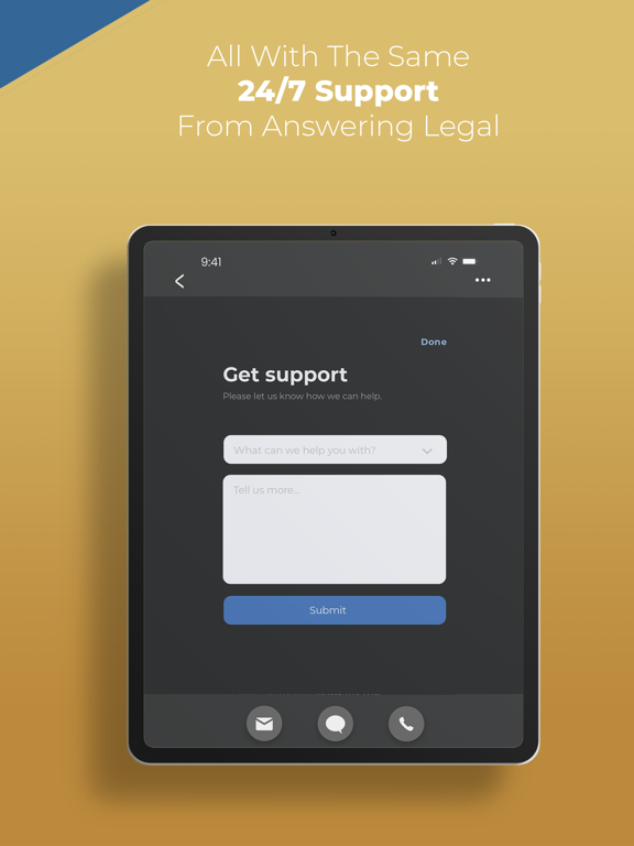 Answering Legal iPad screenshot 6 - Business app