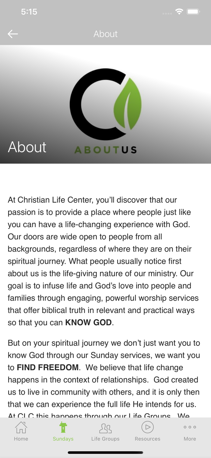 Christian Life Center - clc.tv