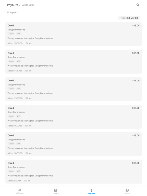 Revetize iPad screenshot 5 - Business app
