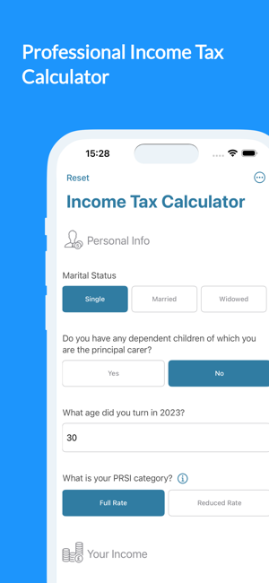 ‎Irish Tax Calculator Pro Screenshot