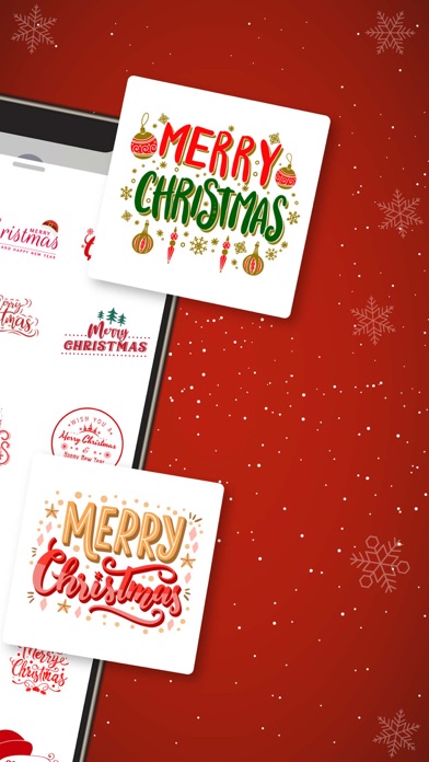 JoyStix: Cute Xmas Stickers! Screenshot