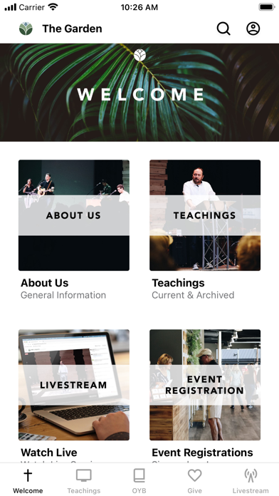 The Garden Church App Screenshot 1 - AppWisp.com The Garden Church App Screenshot 1 - AppWisp.com