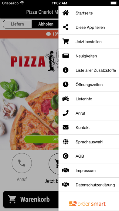 Pizza Charlot Monheim am Rhein Screenshot