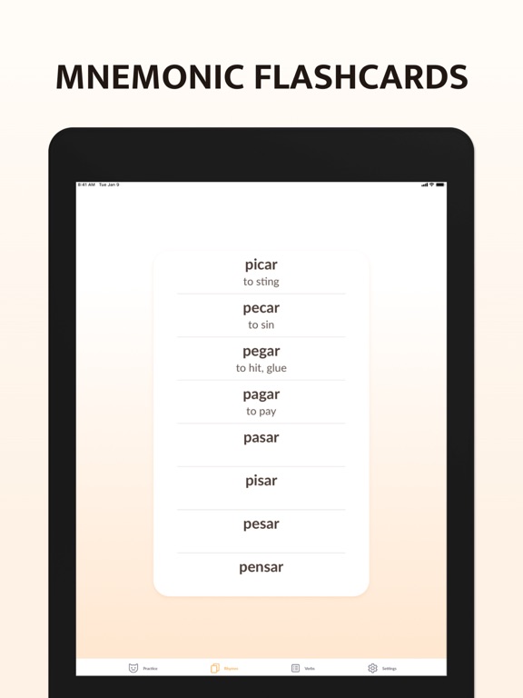 Screenshot #6 pour ConjuGato – Spanish Verbs