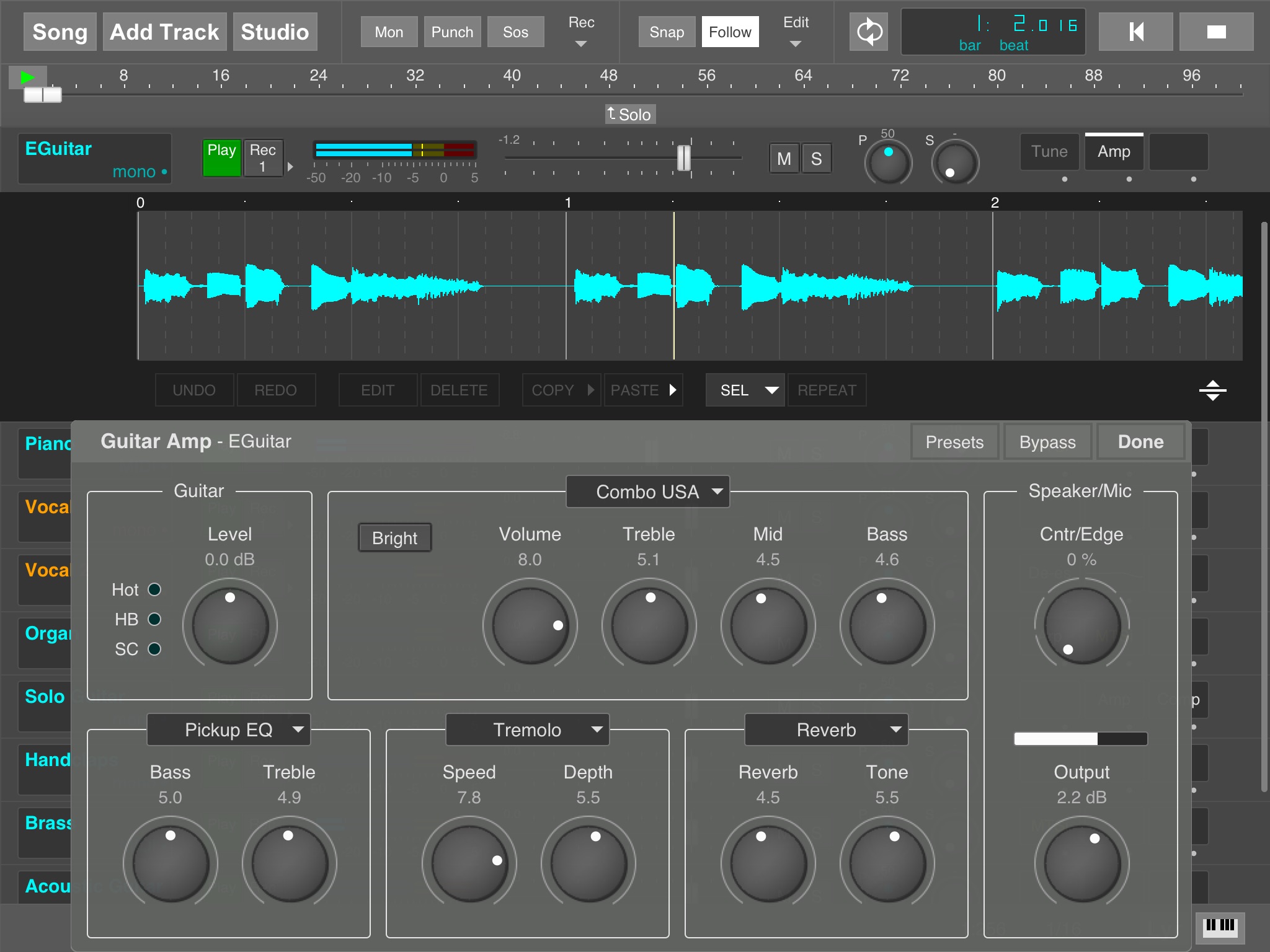 MultitrackStudio for iPad screenshot 2