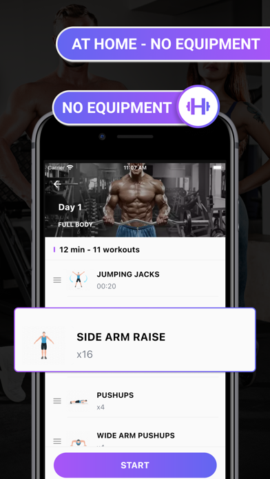 Home Workout For Men Women Screenshot