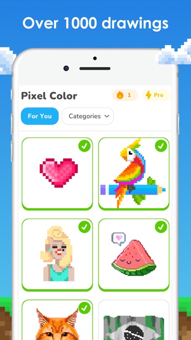 Pixel Color by Numbers Game screenshot 3