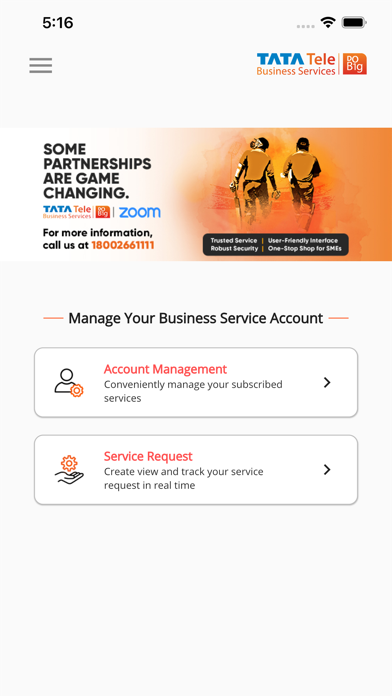 Tata Tele iManage Screenshot