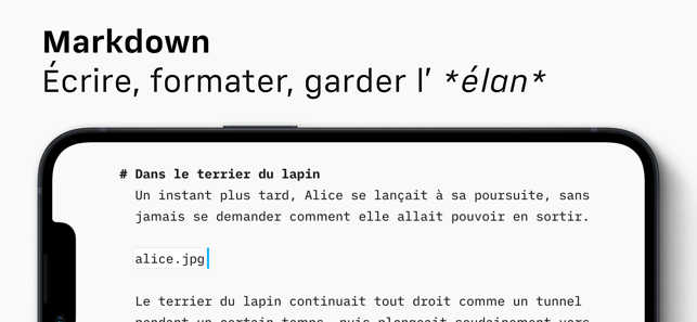 ‎iA Writer Capture d'écran