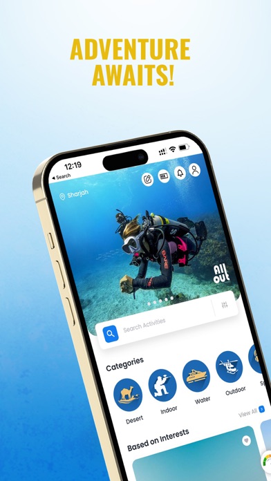 All Out: Trips, Adventures UAE Screenshot