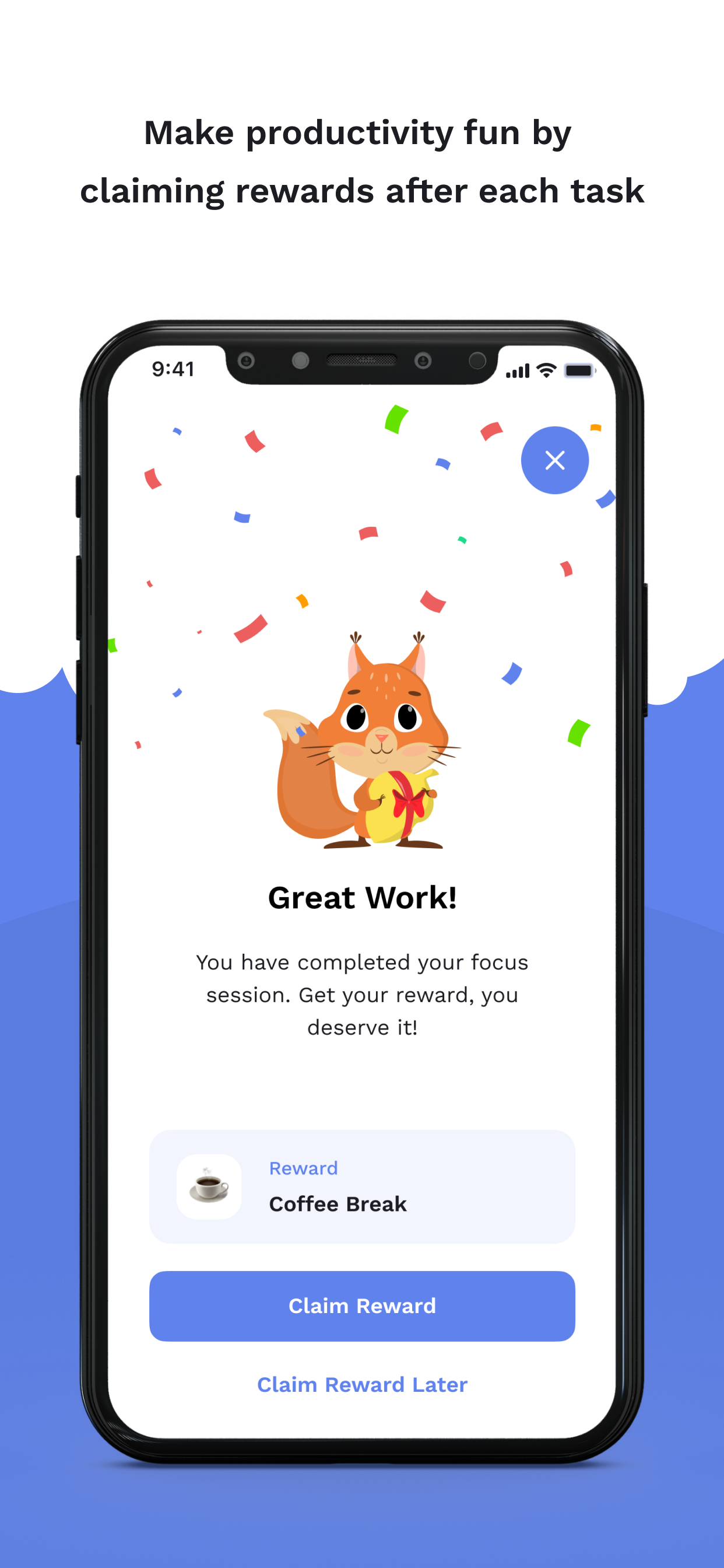 Focus Timer & Rewards