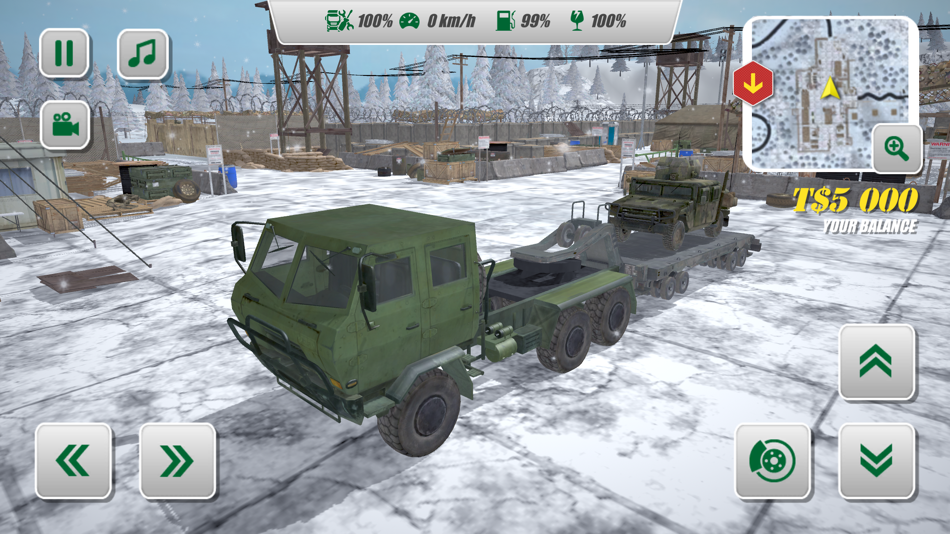 #4. Army Truck Driver 3D (iOS) بواسطة: Xander Khudanich