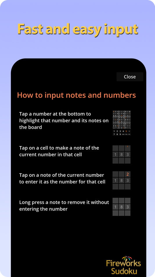#2. Fireworks Sudoku (iOS) Podle: Guy Middleton