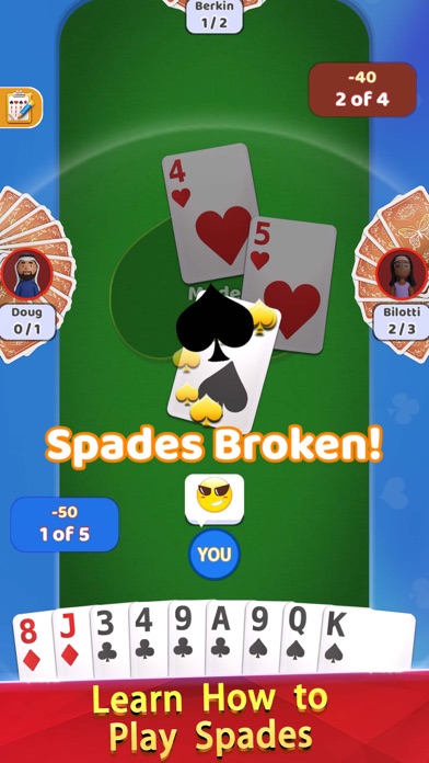 Spades Offline - Card Game * Screenshot