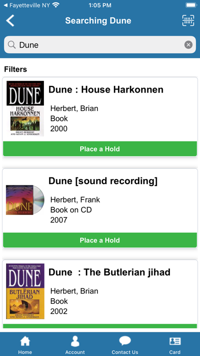 Butler Area Public Library Screenshot
