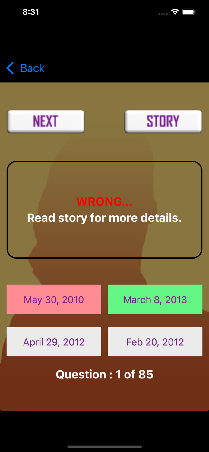 Quiz App - Rihanna Edition