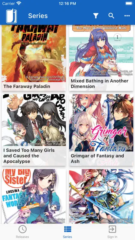 J-Novel Club screenshot 1 of 7