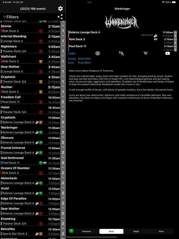 Screenshot #6 pour 70K Bands