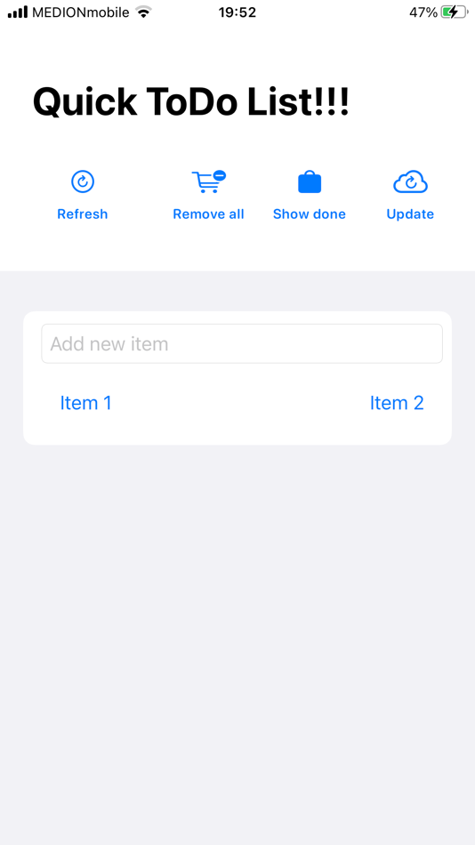 #4. Simple QuickToDo (iOS) 由: Bratislav Ljubisic