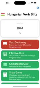 Hungarian Verb Blitz screenshot #1 for iPhone