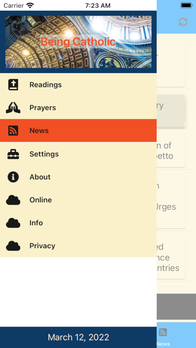 Being Catholic Mobile Screenshot