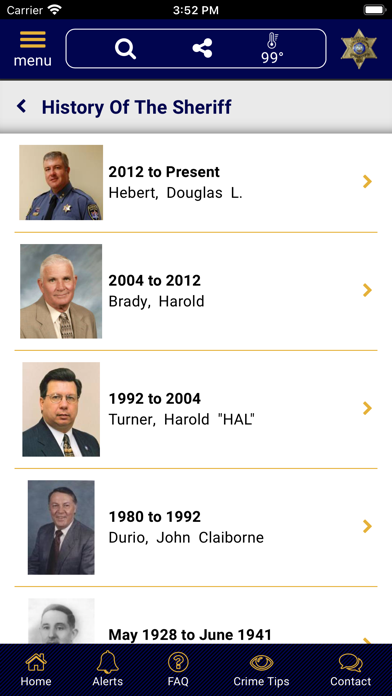 Allen Parish Louisiana Sheriff Screenshot