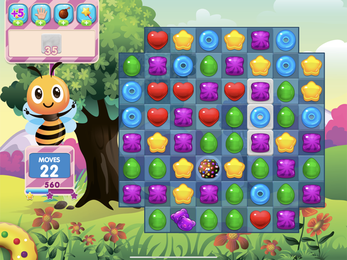 Bee Rush Match 3 Candy Puzzle