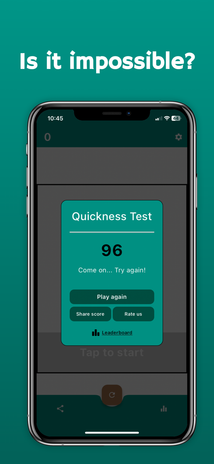 Speedy Quickness Challenge