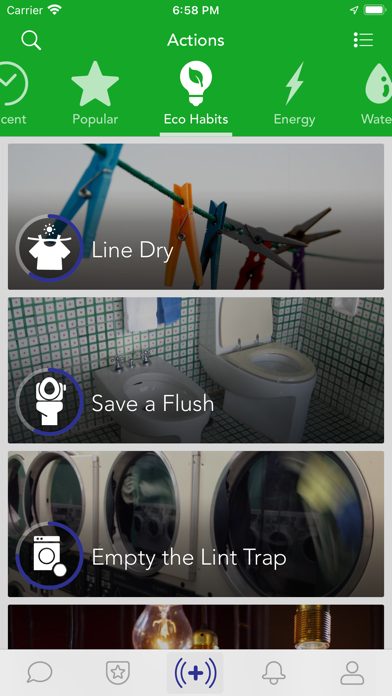 TerraScore Sustainability App Screenshot